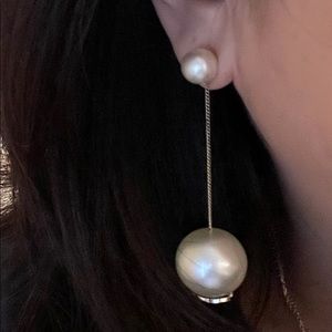 Chanel Pearl Drop Earrings